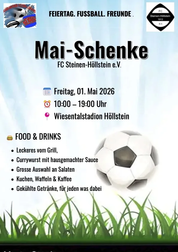 Maihock für die ganze Familie beim FC – jetzt schon vormerken