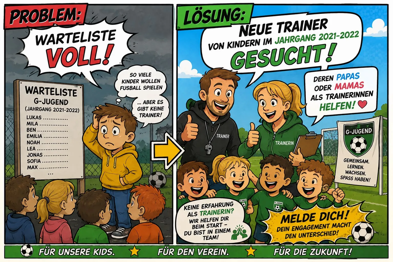 Die Jüngsten brauchen Unterstützung