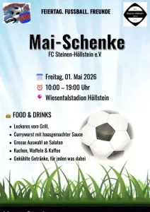Maihock für die ganze Familie beim FC – jetzt schon vormerken